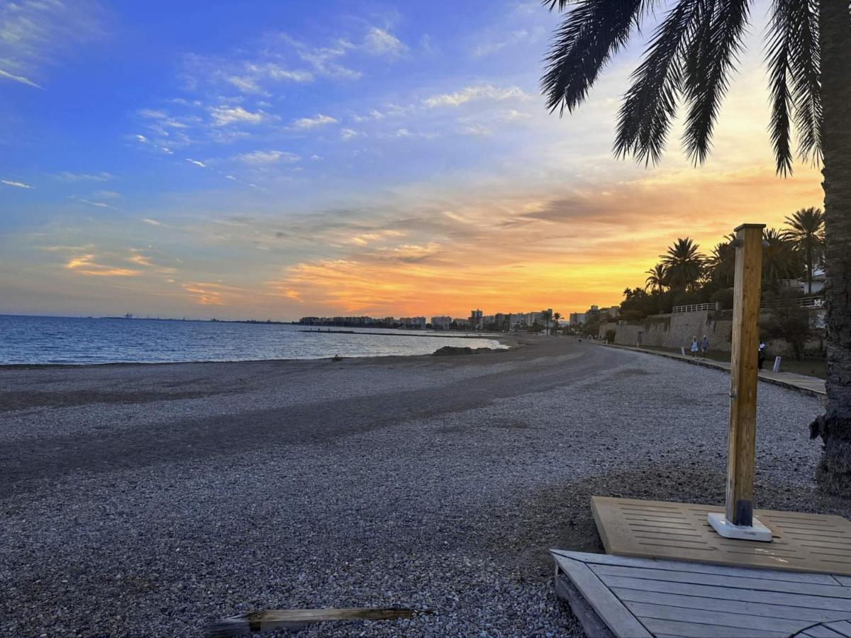 Apartmán Piso A Pie De Playa Con Piscina Y Vistas Al Mar Benicàssim Exteriér fotografie